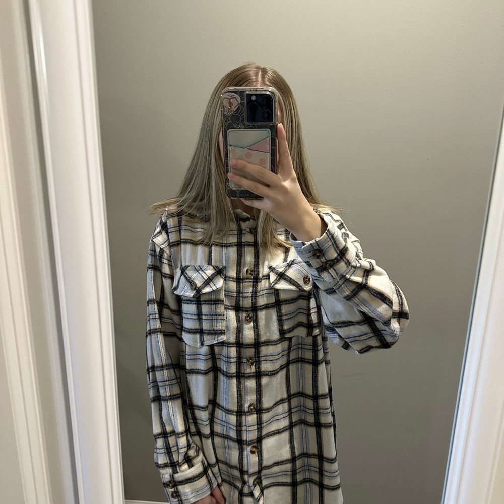 Bke Button Down Shacket - image 2